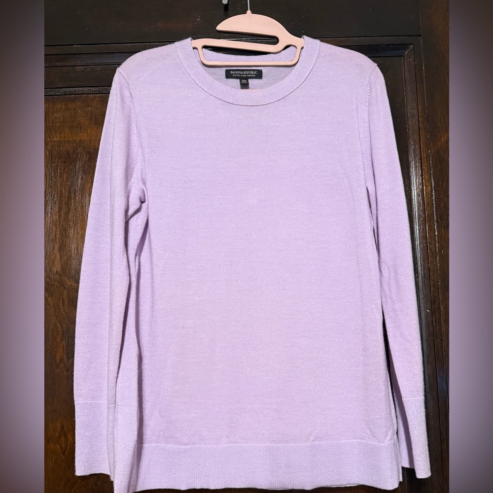 Lavender Fine Merino Sweater